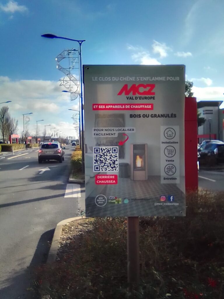 Panneau parking Clos du Chêne